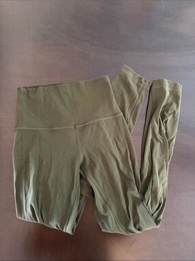 lululemon athletica Align Olive Green High-Rise Leggings
